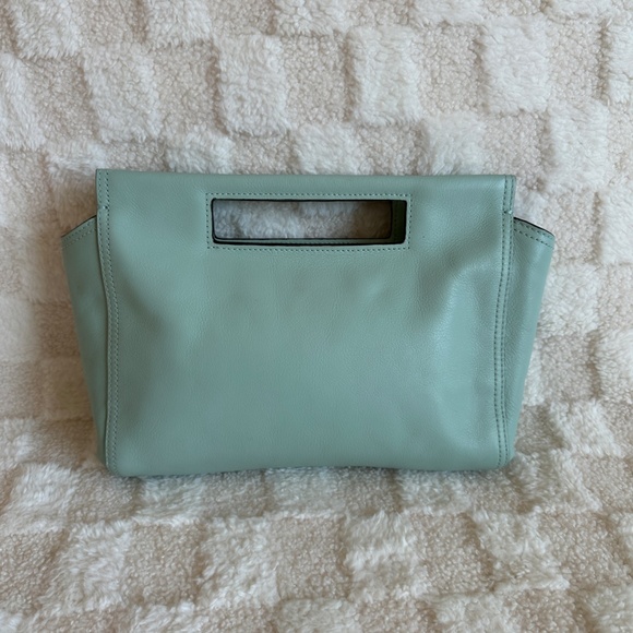 Pre-owned! VTG! COACH Legacy Clutch Hang Tag In Mint Leather Women's Pouch Zips - Picture 4 of 11